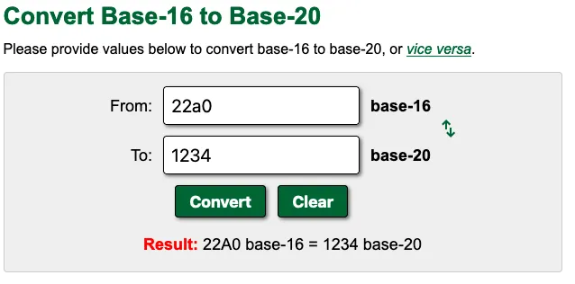 Convert Base